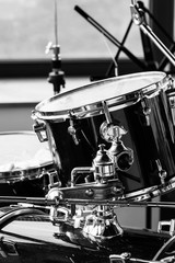 Part of a drum set musical instrument sticks