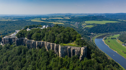 Obraz premium Festung Königsstein (Sachsen)