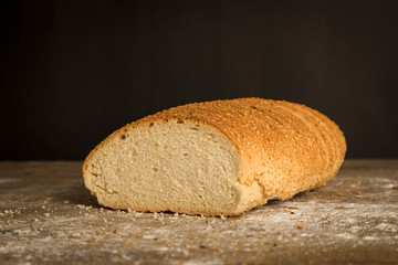 fresh sliced bread
