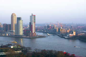 Fototapeta premium Rotterdam . View from the Euromast
