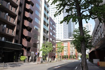 馬車道周辺のオフィス街,bashamichi,yokohama,kanagawa,japan