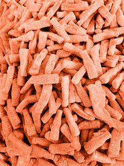 Colorful Jelly Candy bonbon snack group. sweet for valentines day background.