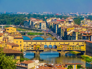 Fototapeta premium Aerial view of Florence, Italy