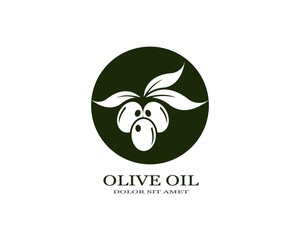  olive logo template vector design