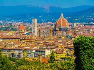 Fototapeta premium Aerial view of Florence, Italy