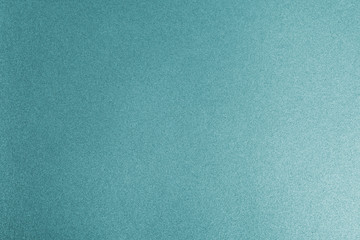 Cyan green blue metallic foil wrapping paper texture background wallpaper decoration.