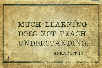 much learn Heraclitus