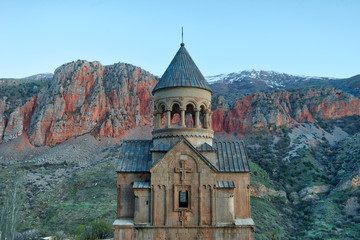 Fototapeta na wymiar Noravank Monastery in Southern Armenia taken in April 2019\r\n' taken in hdr