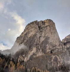 mountains and blue sky