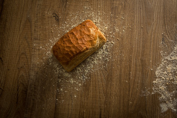 bread on wood