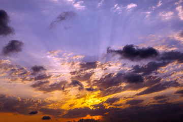Sunset burst