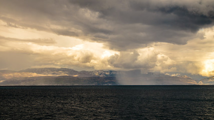 Storm in the sea of Split