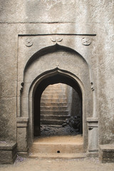A gate at Ratangad Fort