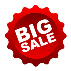 red vector banner big sale