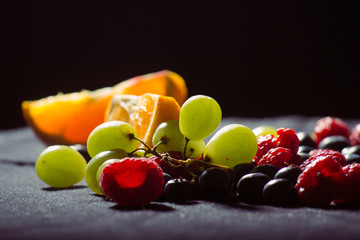 Group of fruits for my dessert