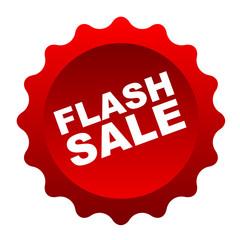 red vector banner flash sale