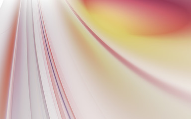 brown abstract fractal background 3d rendering illustration