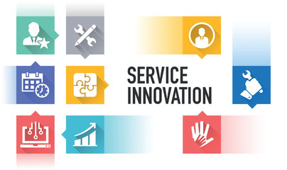 SERVICE INNOVATION ICON CONCEPT