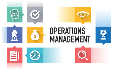 OPERATIONS MANAGEMENT ICON CONCEPT