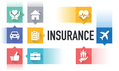 INSURANCE ICON CONCEPT