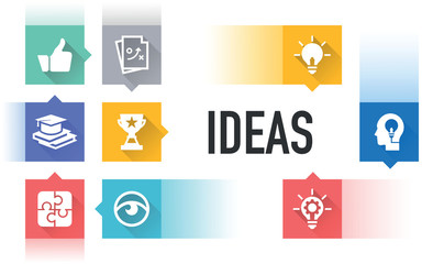 IDEAS ICON CONCEPT