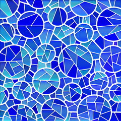 abstract vector stained-glass mosaic background