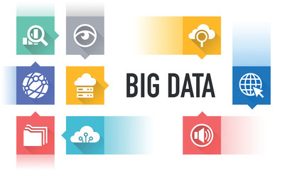 BIG DATA ICON CONCEPT