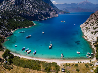 Porto Ceneviz Cove Aerial