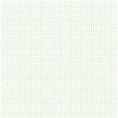 White background  with colored dots 
