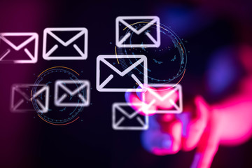 Mail Communication Connection message to mailing