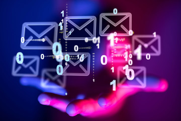 Mail Communication Connection message to mailing