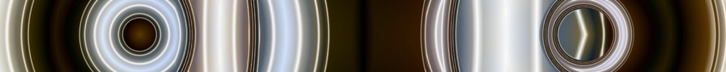 Digital Art, panoramic abstract three-dimensional objects with soft lighting, Germany