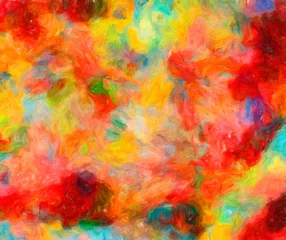 Abwaschbare Fototapete Gemixte farben Aquarell-Hintergrund. Bunte Textur. Stil der Ölmalerei.