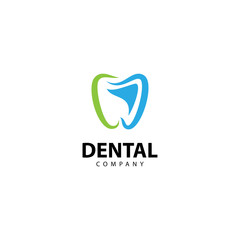 Dental Clinic Logo Tooth abstract design vector template