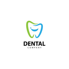 Dental Clinic Logo Tooth abstract design vector template