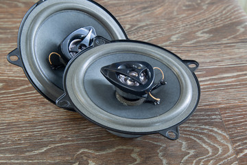 Obraz premium Car audio system.Car music.