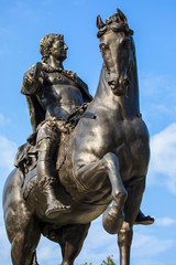 William III Statue on Queen Square in Bristol