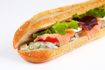 salmon cucumber sandwich