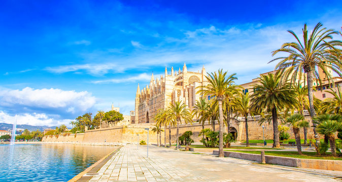 Palma de Mallorca Cathedral La Seu, Spain