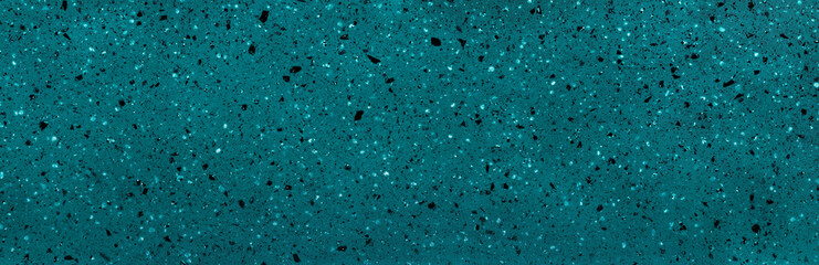 Blue artificial stone sparkle texture for background. Panorama. 