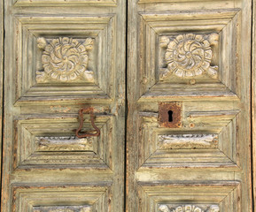 détail de la porte