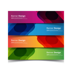 Vector Abstract design banner web template