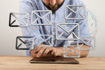 Mail Communication Connection message to mailing
