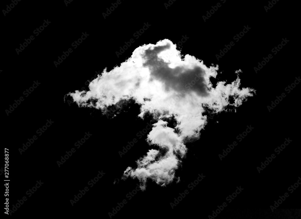 Canvas Prints white cloud object for nature design summer background