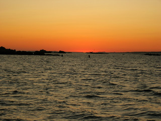 Secuencia de fotos de la puesta de sol del 9 de agosto de 2009. Foto 18