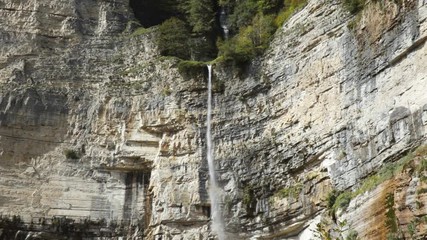 Kinchkha waterfal in Georgia