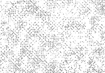 Grunge texture background, Old pattern overlay vector, Black monochrome halftone retro