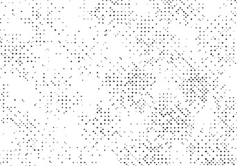 Grunge texture background, Old pattern overlay vector, Black monochrome halftone scratch