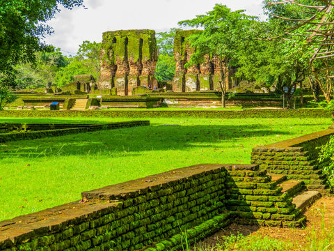 Royal Palace in Polonnaruwa, Sri Lanka