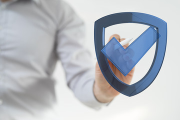 security data code digital in hand
